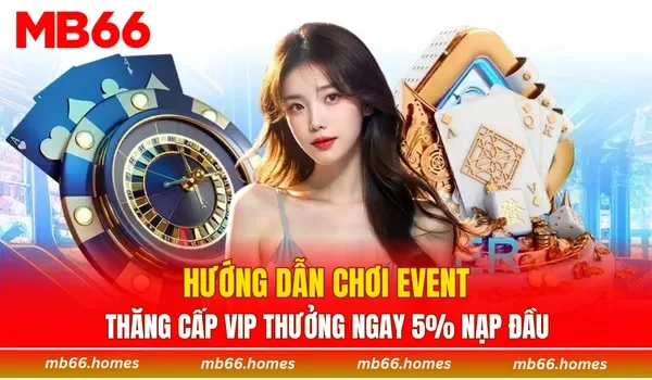 Thăng cấp VIP thưởng ngay 5% nạp đầu
